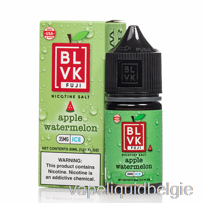 Vape Vloeibaar Appel-watermeloenijs - Blvk Fuji-zouten - 30 Ml 35 Mg